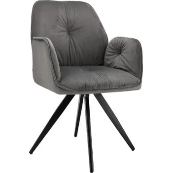 Jídelní židle Pro-Tech shop Židle Perla velur, šedá 41470 CM-354128