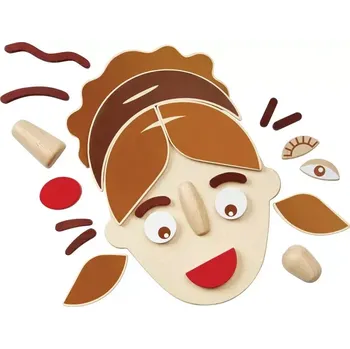 Dřevěná hračka Sestav si obličej