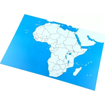 Kontrolní mapa - Afrika Nová - bez popisků
