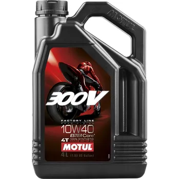 Motorový olej MOTUL 300V 10W40 4T FL, 4 l 104121