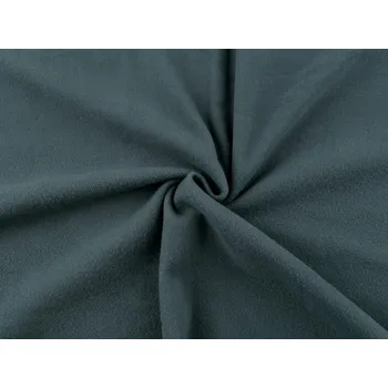 Oděvní soft fleece METRÁŽ - 18(11) (285 g/m²) petrolejová
