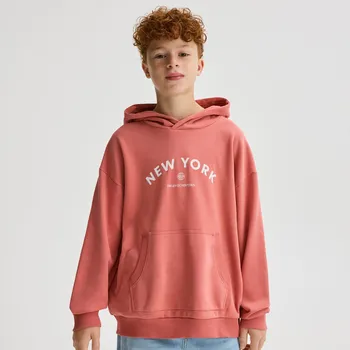 Chlapecká mikina Reserved - Bavlněná oversize mikina - červená - 899FJ-33X - 899FJ-33X-128