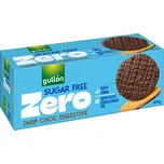 Gullón Digestive Dark choc celozrnné sušenky polomáčené v tmavé čokoládě bez cukru 270g 270g