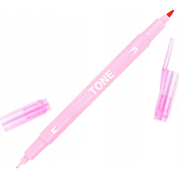 Fix s hrotem štětec TOMBOW oboustranný BRUSH PEN TwinTone světle růžová