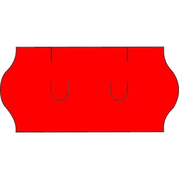 Samolepící etiketa Etikety cenové 26 x 12 mm reflexní červené UNI