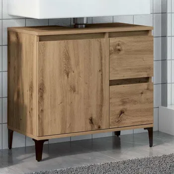 Koupelnový nábytek vidaXL Koupelnová skříňka 65 x 33 x 60 cm kompozitní dřevo [819833] Barva: dub artisan