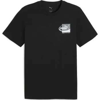 Pánské triko Puma GRAPHIC SMALL BOX TEE S Černá, Bílá