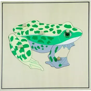 Puzzle Puzzle s kostrou - žába