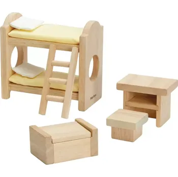 Domeček pro panenku PlanToys Dětský pokoj - Classic