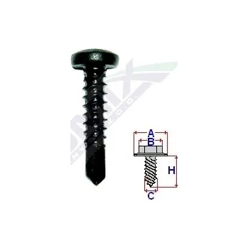 Vrut VRUT SAMOŘEZNÝ ČERNÝ 4.2X19 100 KS