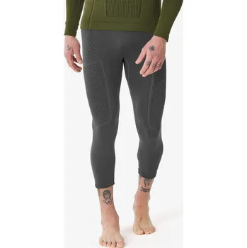 WEDZE Pánské spodní 3/4 termolegíny BL SKI 900 Tech L ČERNÁ|ŠEDÁ