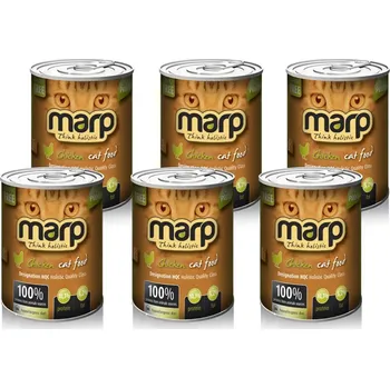 Krmivo pro kočku MARP Pure Chicken CAT Can Food 6 x 400g