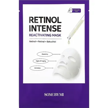 Pleťová maska Some By Mi Retinol Intense Reactivating Mask textilní maska proti vráskám 22 g