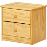 Idea Komoda 1 - 2 zásuvky Provedení: Bezbarvý lak