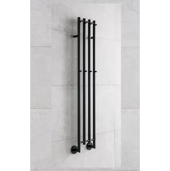 Radiátor PMH Mona elektrický sušák 331 x 1533 mm černá lesk MO1B-LK