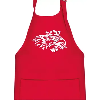Kuchyňská zástěra Rozezlený orel - Dětská zástěra na vaření - Univerzální velikost ( Červená )