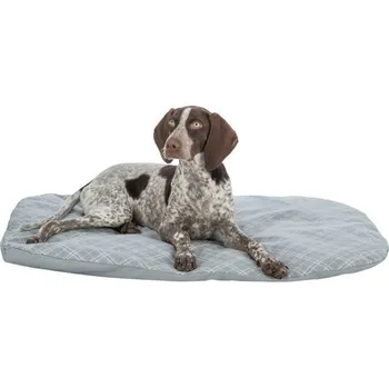 Pelíšek pro psa Trixie Oválný polštář JESSIE, bavlna/polyester, šedá/bílá Velikost: 80 x 60 cm