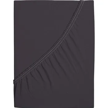 Prostěradlo B.E.S. PETROVICE Prostěradlo Jersey česaná bavlna MAKO 120 × 200 cm, antracit