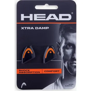 Tenisový vibrastop HEAD Tenisový vibrastop Xtra Damp černo-oranžový