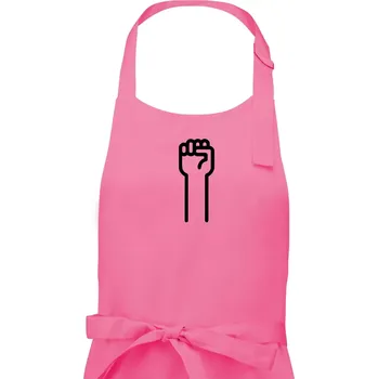 Kuchyňská zástěra Kámen ikona - Dámská zástěra na vaření - Univerzální velikost ( Růžová )