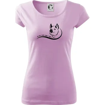 Dámské tričko Prasátko - Já tak ráda rejpu, rejpu - Dámské triko Pure - XS ( Orchid )