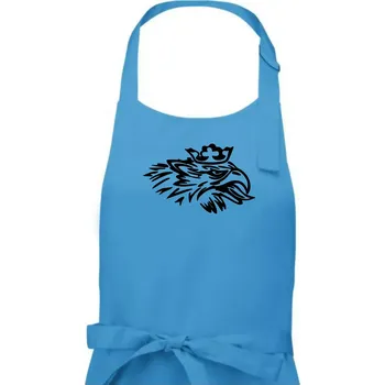 Kuchyňská zástěra Rozezlený orel - Pánská zástěra na vaření - Univerzální velikost ( Světlý tyrkys )