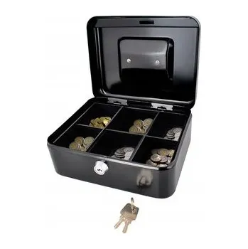 Poštovní schránka Příruční pokladna 20x16x9cm černá