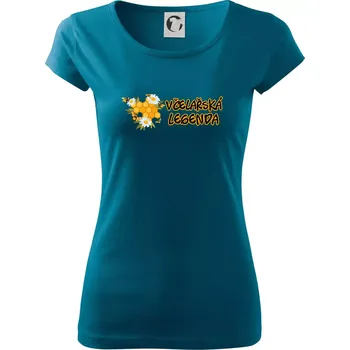 Dámské tričko Včelařská legenda - Dámské triko Pure - 3XL ( Petrolejová )