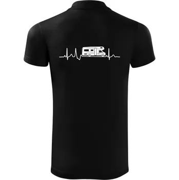 Pánská košile EKG obytňák - Polokošile Victory sportovní (dresovina) - 3XL ( Černá )