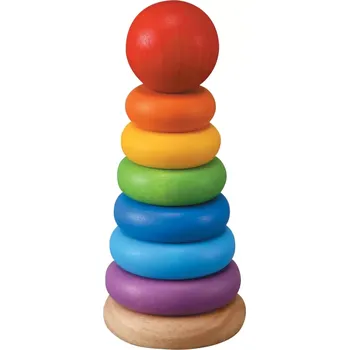 Dřevěná hračka Stohovací kroužky