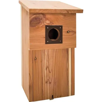 Krmítko pro ptáka Pet Buddy PetBuddy ptačí budka klasik, 14.5 x 16 x 28 cm, cedrové dřevo