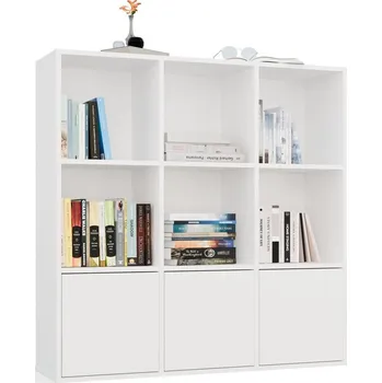 Knihovna Knihovna Manja 3x3 3D bílá