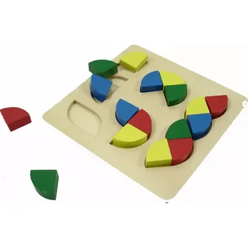 Puzzle Různobarevné cihly, různé tvary