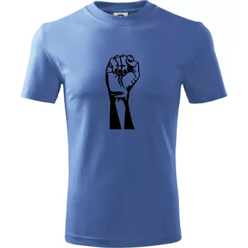 Chlapecké tričko Kámen černě - Tričko dětské bavlněné - 98 cm / 2 roky ( Azurově modrá )