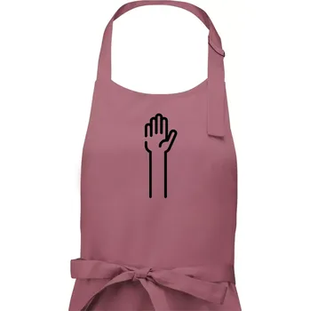 Kuchyňská zástěra Papír ikona - Pánská zástěra na vaření - Univerzální velikost ( Starorůžová )