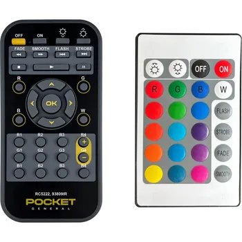 Dálkový ovladač REALITY LEUCHTEN 93809IR, Grip, Neon, Rush - dálkový ovladač duplikát