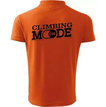 Pánská košile Climbing mode - Polokošile pánská Pique Polo 203 - 3XL ( Oranžová )