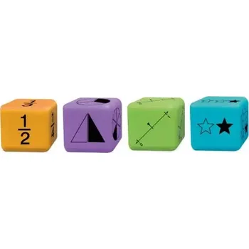 Dřevěná hračka Kostky zlomků