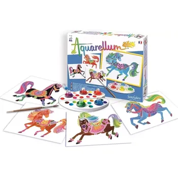 Výtvarná sada Akvarely junior - Koně