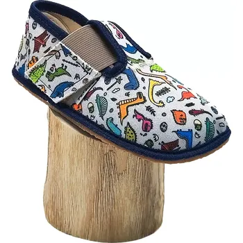 Dívčí obuv Pegres PEGRES BF 01 papuče dinosaurus BF01DINOSAURUS Velikost 27