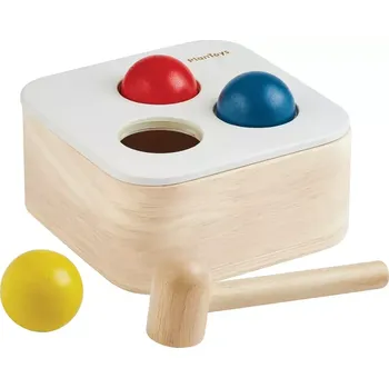 Dřevěná hračka PlanToys Zatloukání míčků