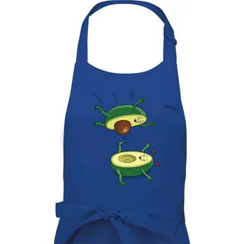 Kuchyňská zástěra Sex avokádo (Hana-creative) - Pánská zástěra na vaření - Univerzální velikost ( Královská modrá )