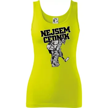 Nejsem cedník - Dámské tílko - S ( Limetková )