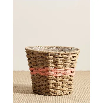 Květináč Sinsay - Pletený květináč - pastelová růžová - 508GM-03X - 508GM-03X-ONE