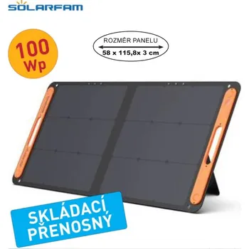 Skládací solární panel SOLARFAM 100Wp