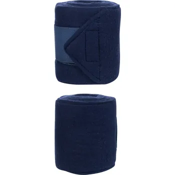 Ochrana nohy a ocasu HKM Bandáže fleecové Classic HKM, 4 ks, 1/2/3 m, dark blue 100 cm