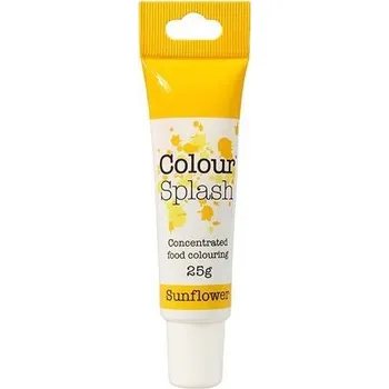 Gelová barva - Zářivé žlutá - 25g