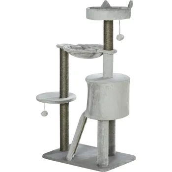 PawHut Škrabadlo pro kočky 113 cm světle šedé