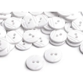 Knoflík Knoflík velikost 24" Varianta: 101 bílá, Balení: 50 ks