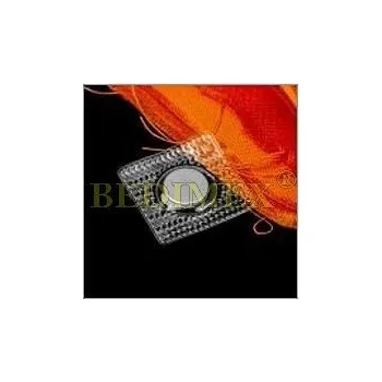 Dekorativní magnet magnet pr.12mm x 2mm v PVC pouzdru 28x28 mm k zašití celé balení